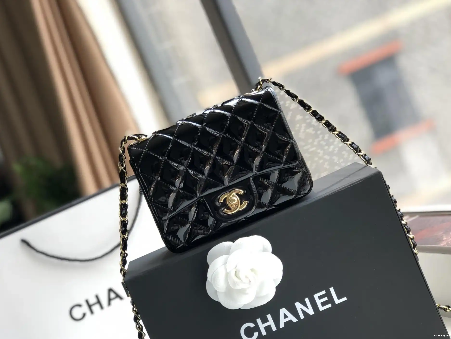 First Bag Ru 17CM CHANEL BAG FLAP 0530